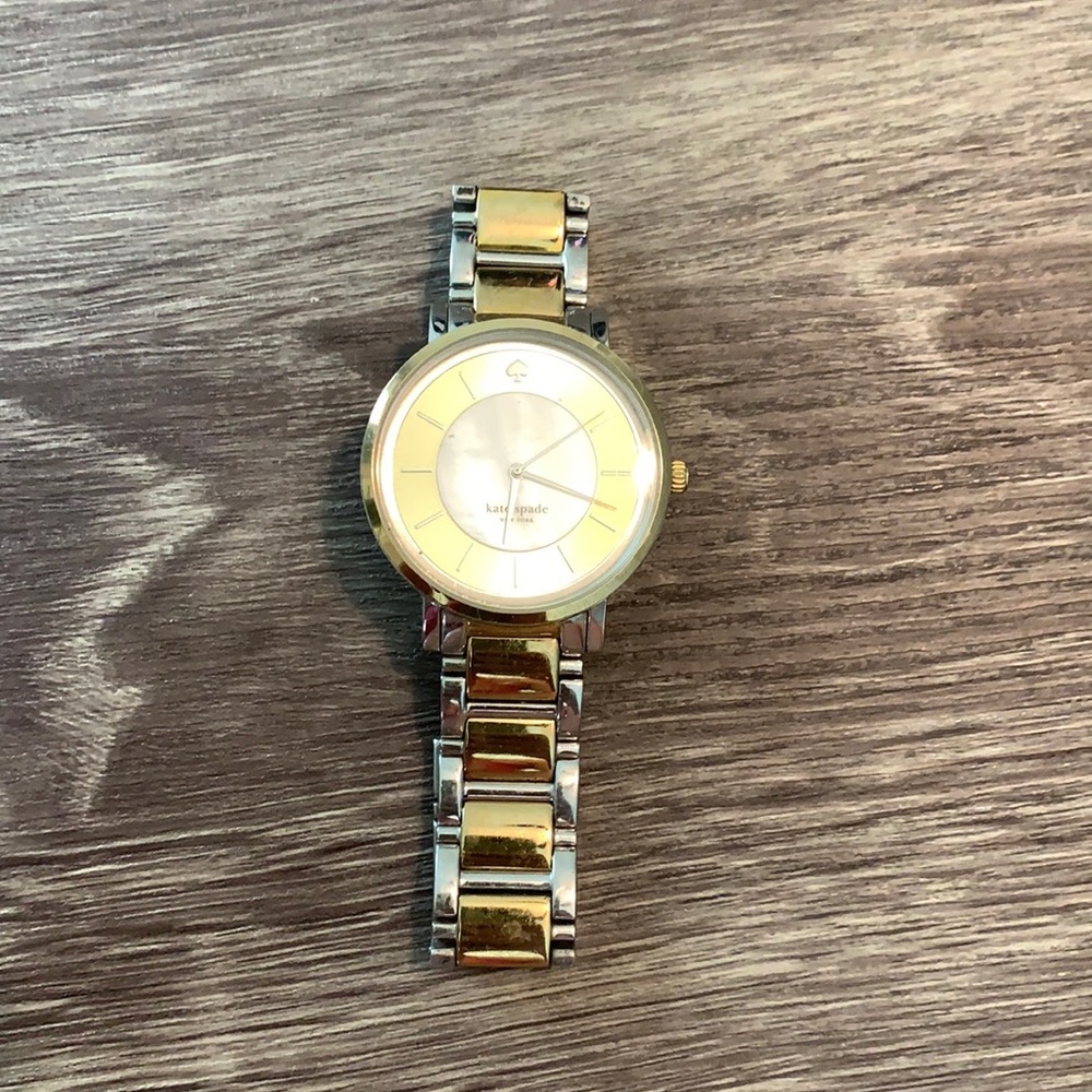 Kate Spade- gold & silver link watch